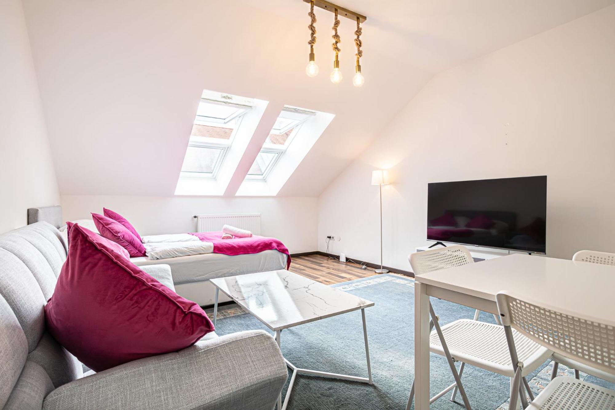 Airy Attic Apt.: Stylish Studio At Penzing Area Відень Екстер'єр фото