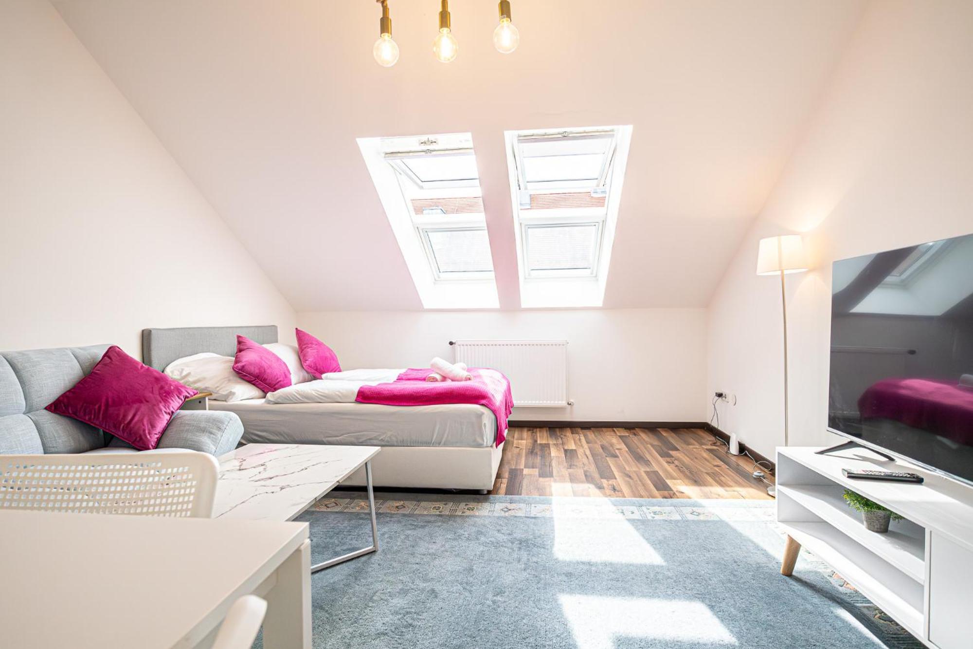 Airy Attic Apt.: Stylish Studio At Penzing Area Відень Екстер'єр фото